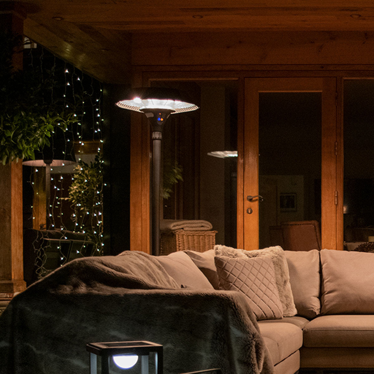 Maze Helio Outdoor Freestanding Electric Patio Heater 2100W